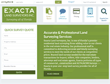 Tablet Screenshot of exactaland.com